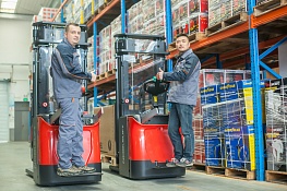 Elektriniai savaeigiai keltuvai su platforma operatoriui PS-N - 1200-2000kg