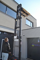 Elektriniai savaeigiai keltuvai su platforma operatoriui PS-N - 1200-2000kg