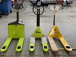 Pilnai elektrinis palečių vežimėlis EX15