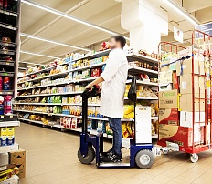 Stovimi elektriniai vilkikai iki 1500 kg
